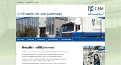 Desktop Screenshot of gem-bedarf.de
