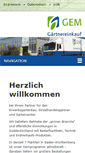 Mobile Screenshot of gem-bedarf.de